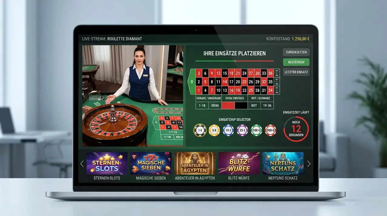 Live Casino im Angebot von Winnerz